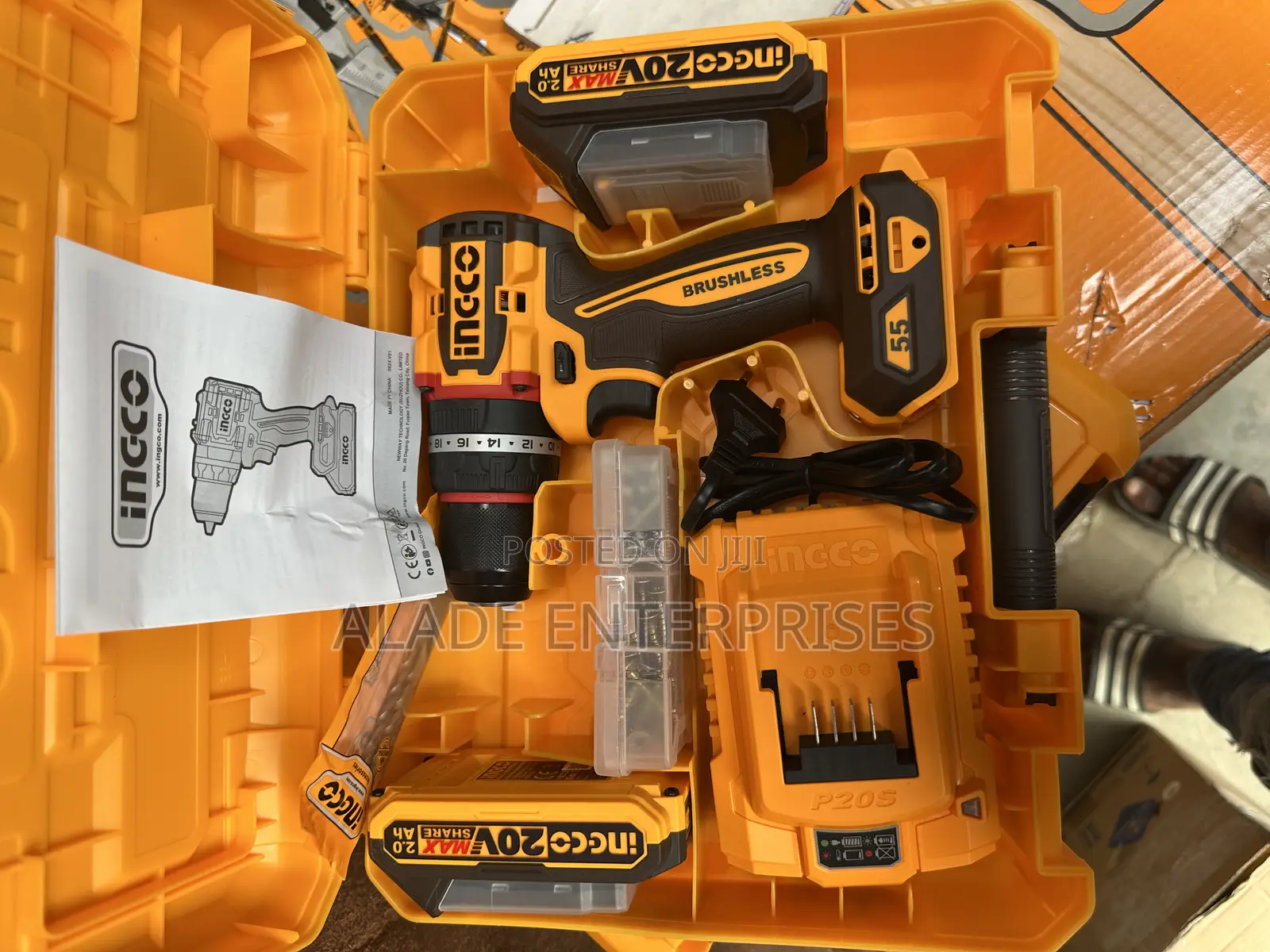 Ingco Cordless Impact Corldess Drill Ingco 55nm