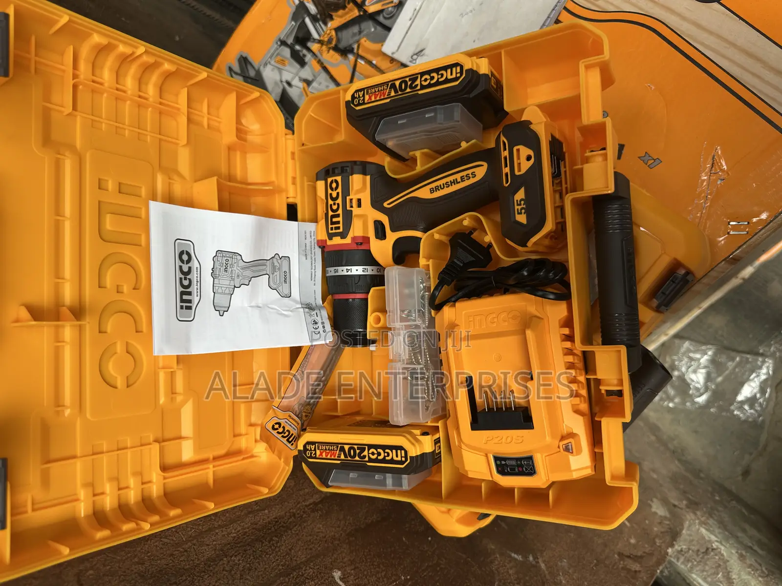 Ingco Cordless Impact Corldess Drill Ingco 55nm