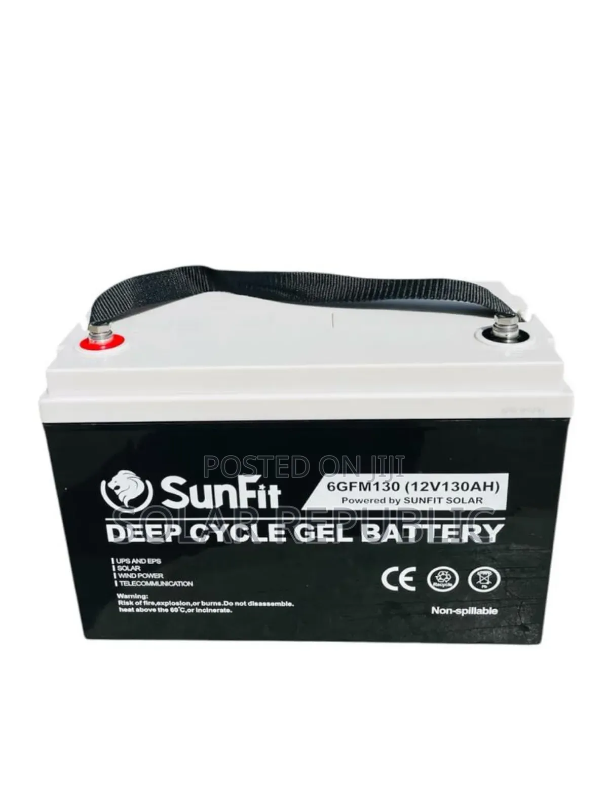 Sunfit 130ah Gel Battery