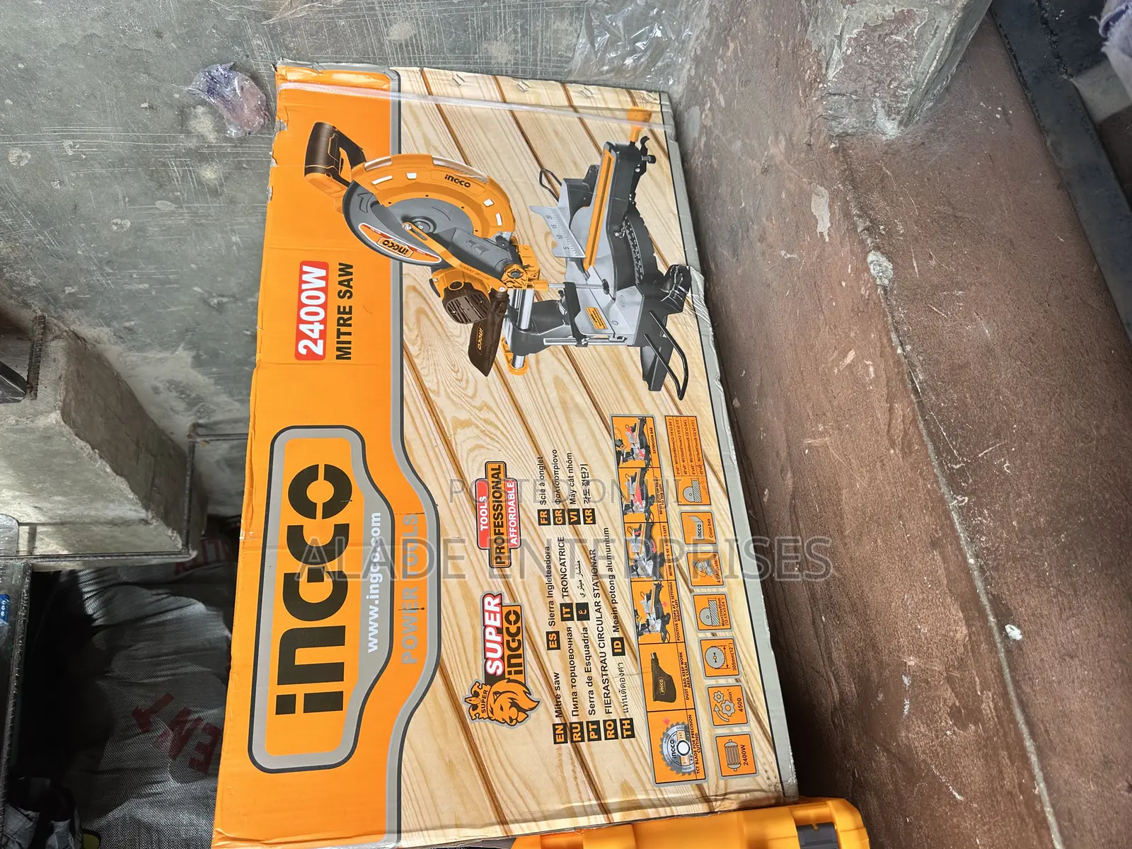 Ingco Compound Miter Saw 2400w Sliding 12 Inche