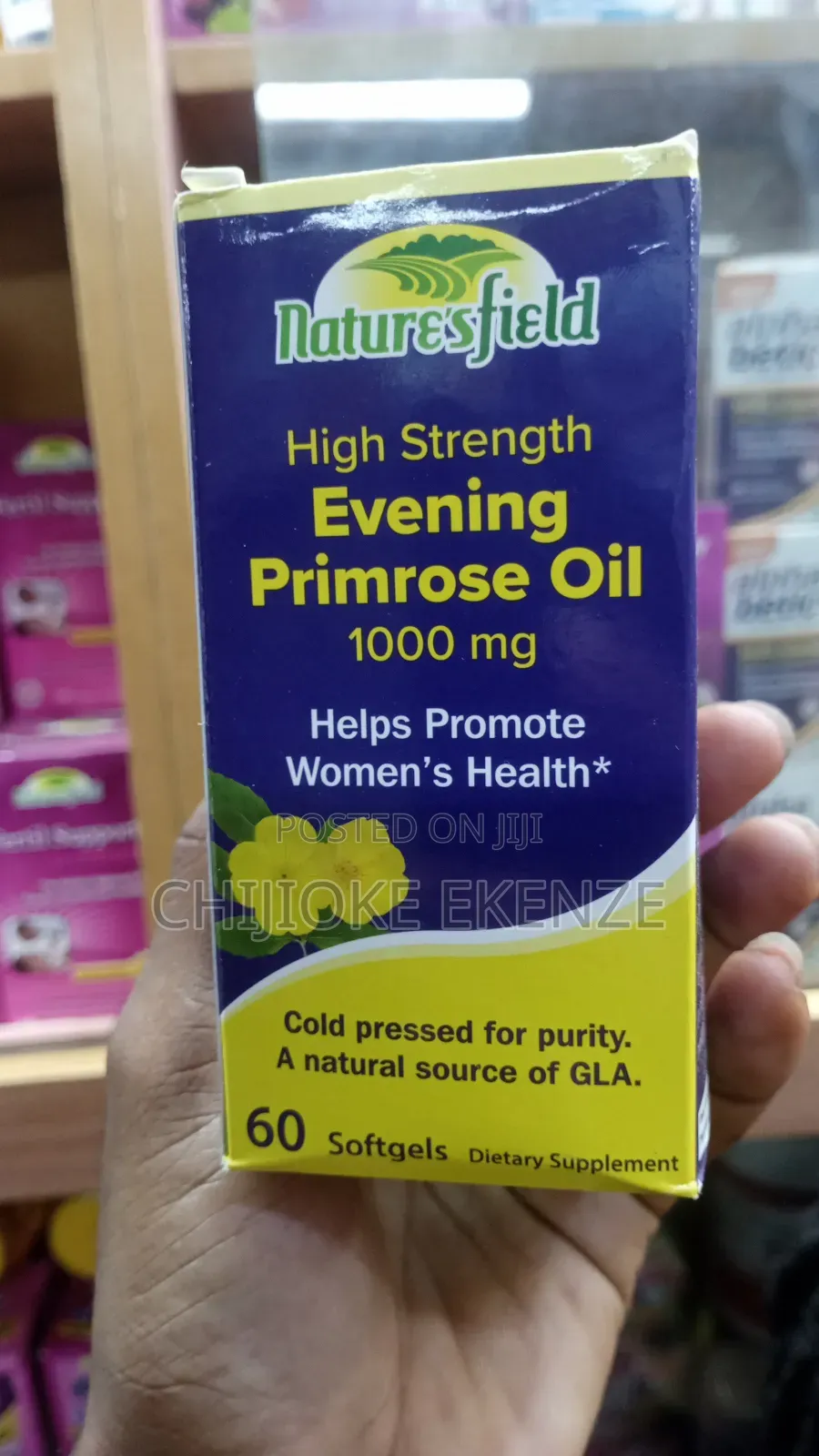 Nature's Field Evening Primose Oil 1000mg X 60 Softgels
