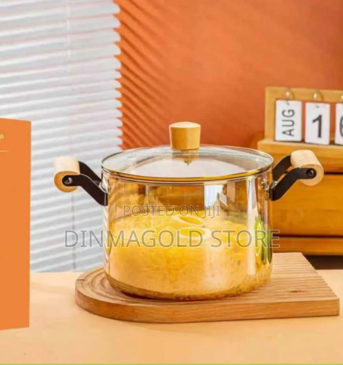 Borosilicate Glass Pot