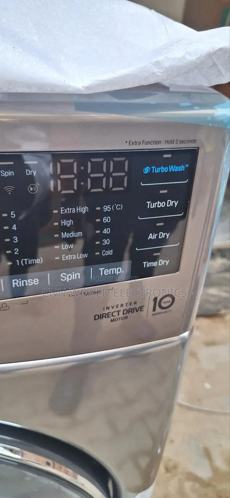 Original Lg 20kg Inverter Automatic Wash/ Dryer Front Loader