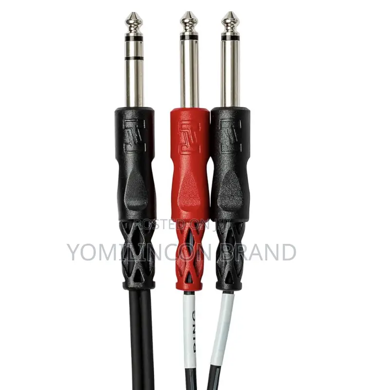 Hosatech STP-202 Insert Cable 2m 1/4 in TRS to Dual 1/4