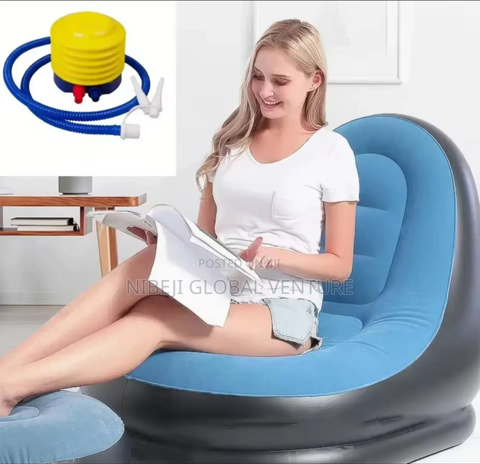 Inflatable Sofa With Leg Rest