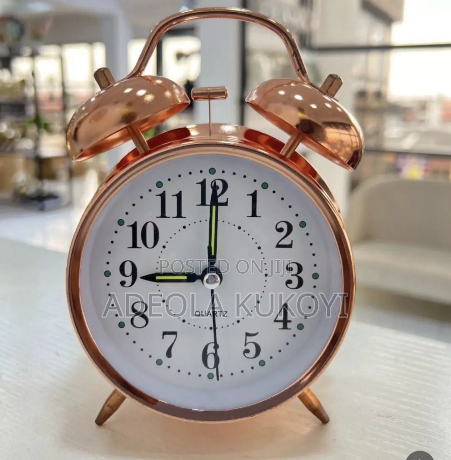 Alarm Clock With Night Led Light Display