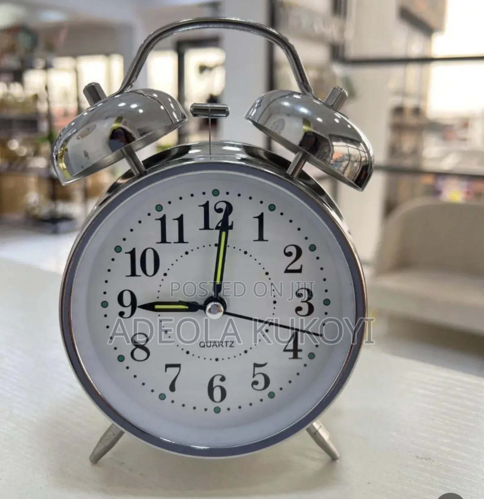 Alarm Clock With Night Led Light Display