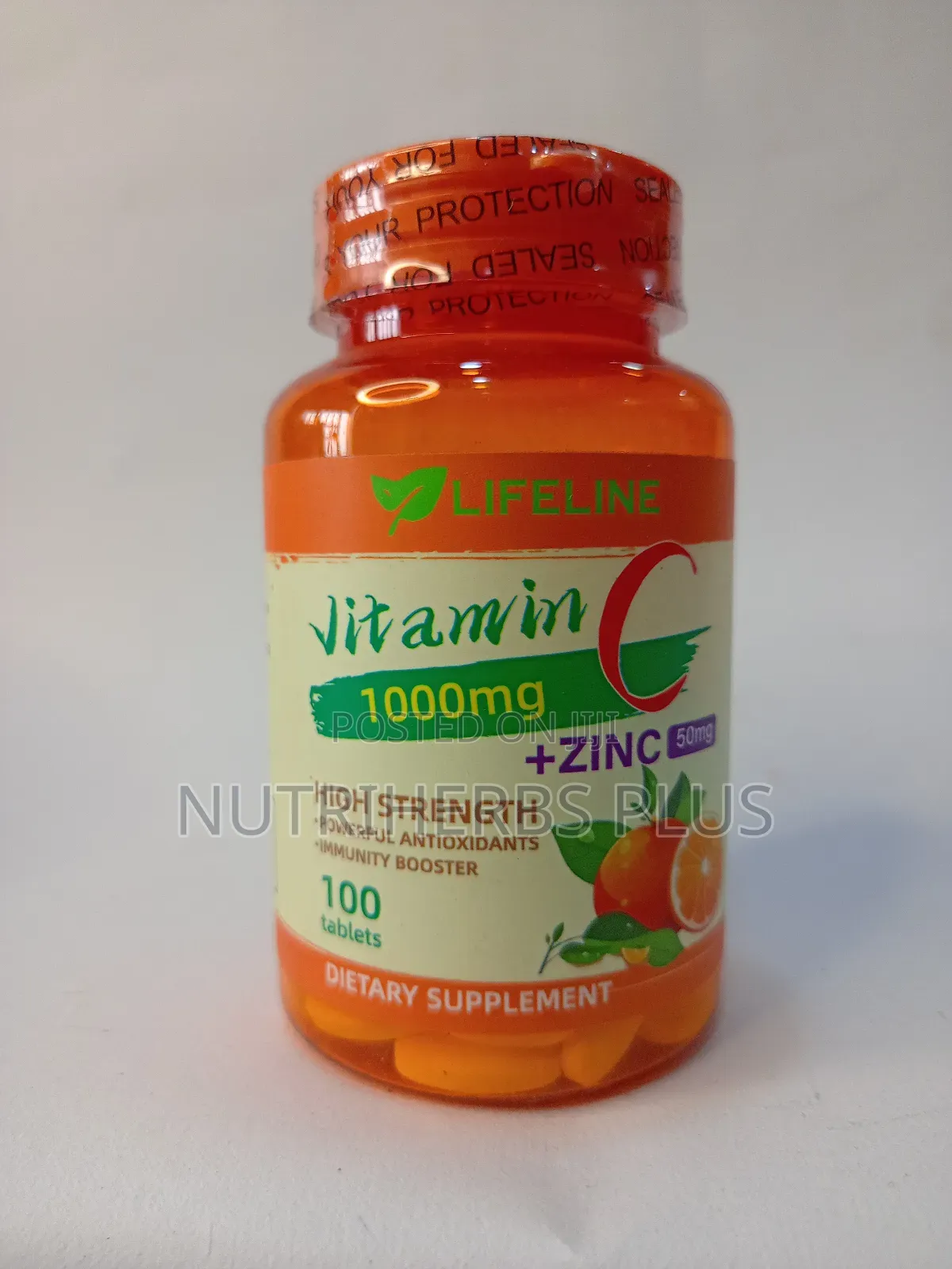 Lifeline Vitamin C 1000mg+Zinc: Very Powerful Antioxidants