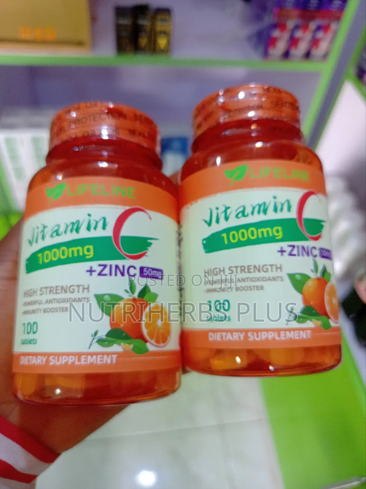 Lifeline Vitamin C 1000mg+Zinc: Very Powerful Antioxidants