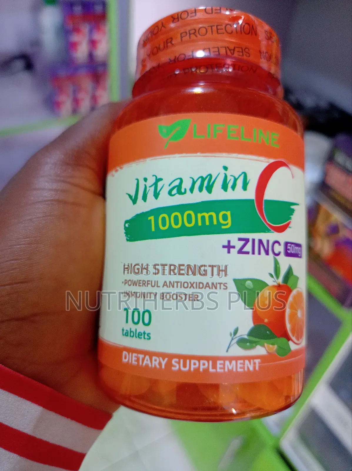 Lifeline Vitamin C 1000mg+Zinc: Very Powerful Antioxidants