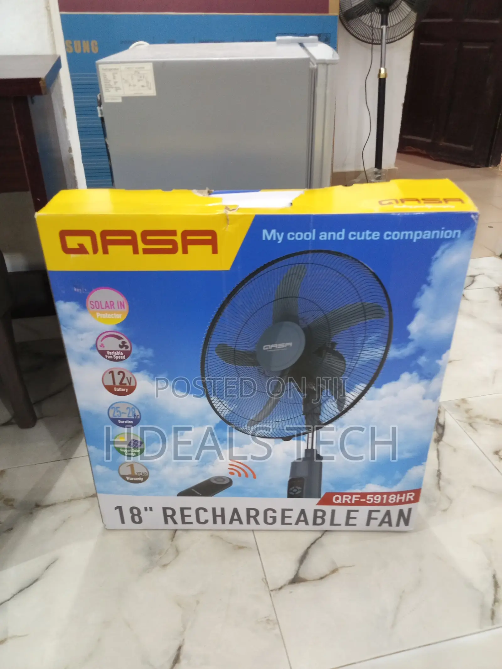 Qasa 18 Inch High Performance Standing Fan - QRF-5918hr