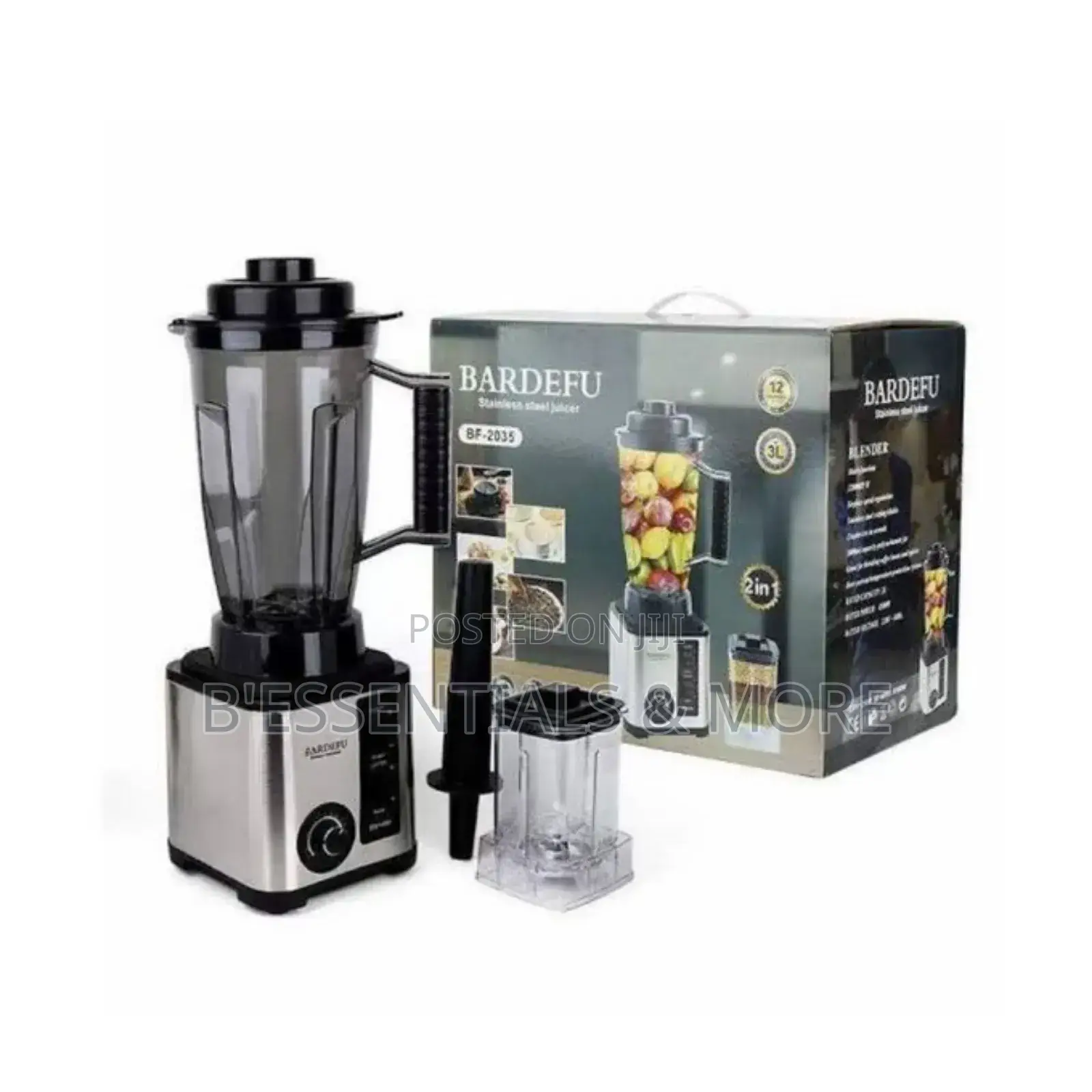 Bardefu 2 in 1 Stainless Steel Blender/ Juicer