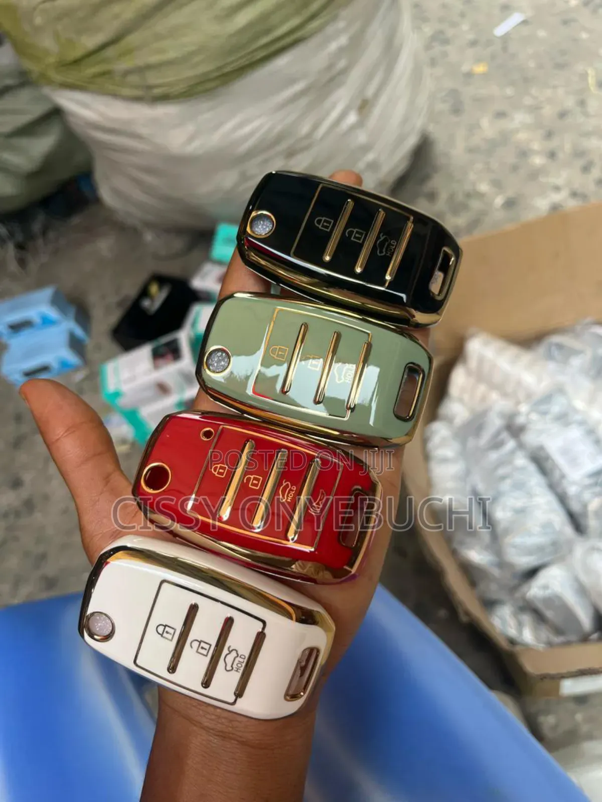 Kia Sportage Metallic Key Covers