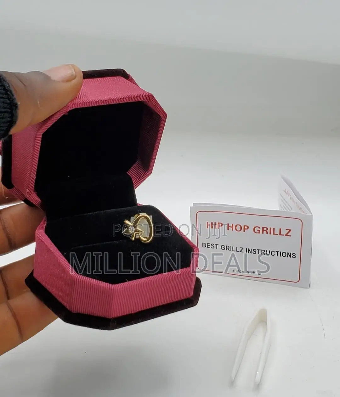 Studs Stylish Single Gold Grill Teeth
