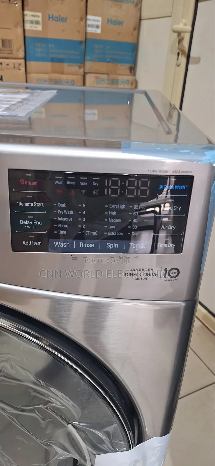 New Lg Inverter Front Loader Automatic Wash /Dryer 20kg/12kg