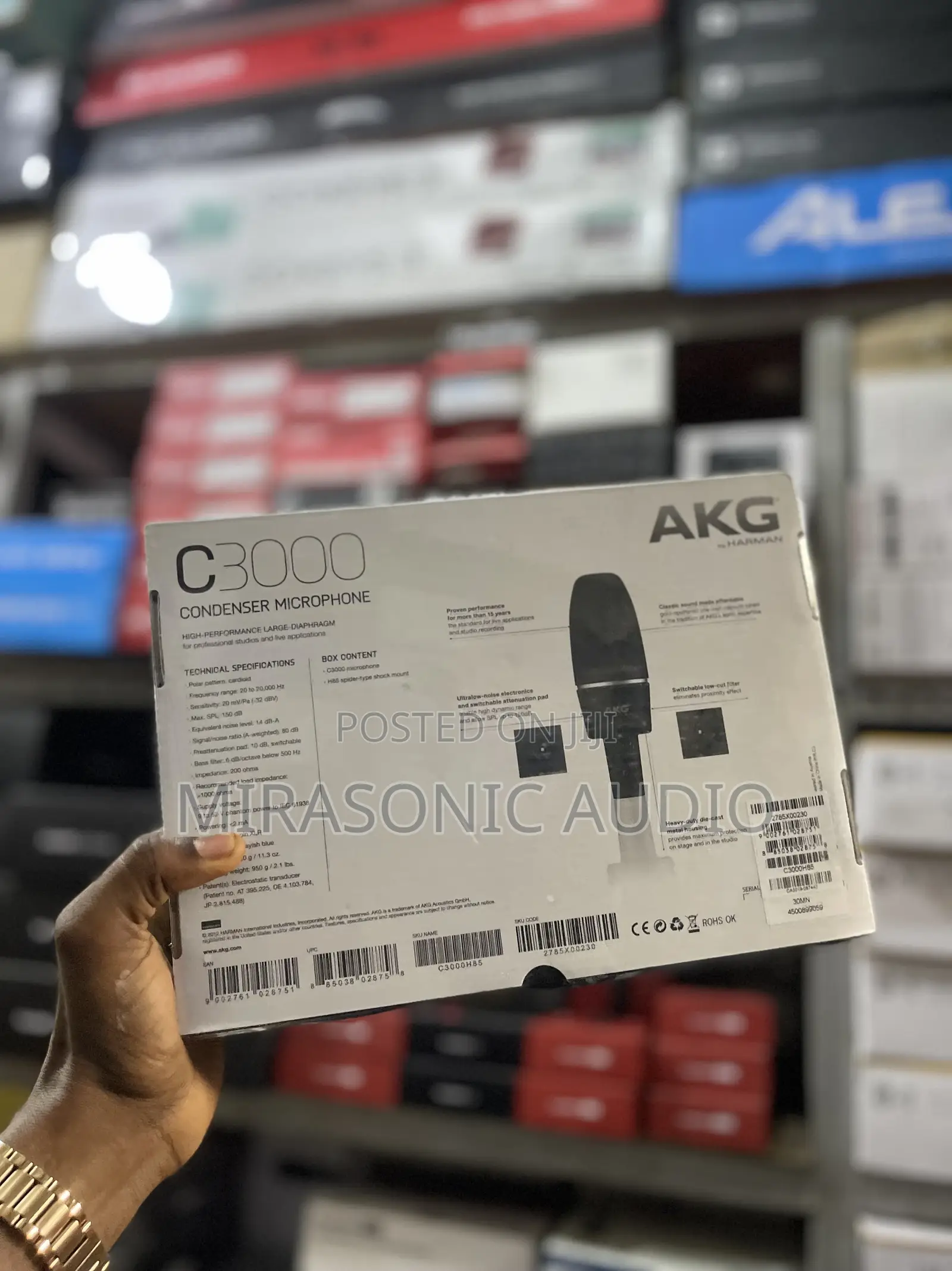 Akg C3000 Large Diaphragm Condenser Microphone