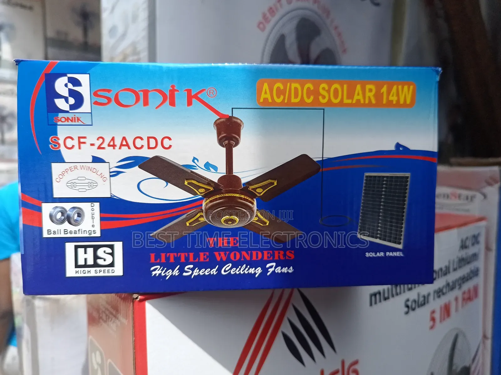 24" Sonik Ac/Dc Inverter Ceiling Fan