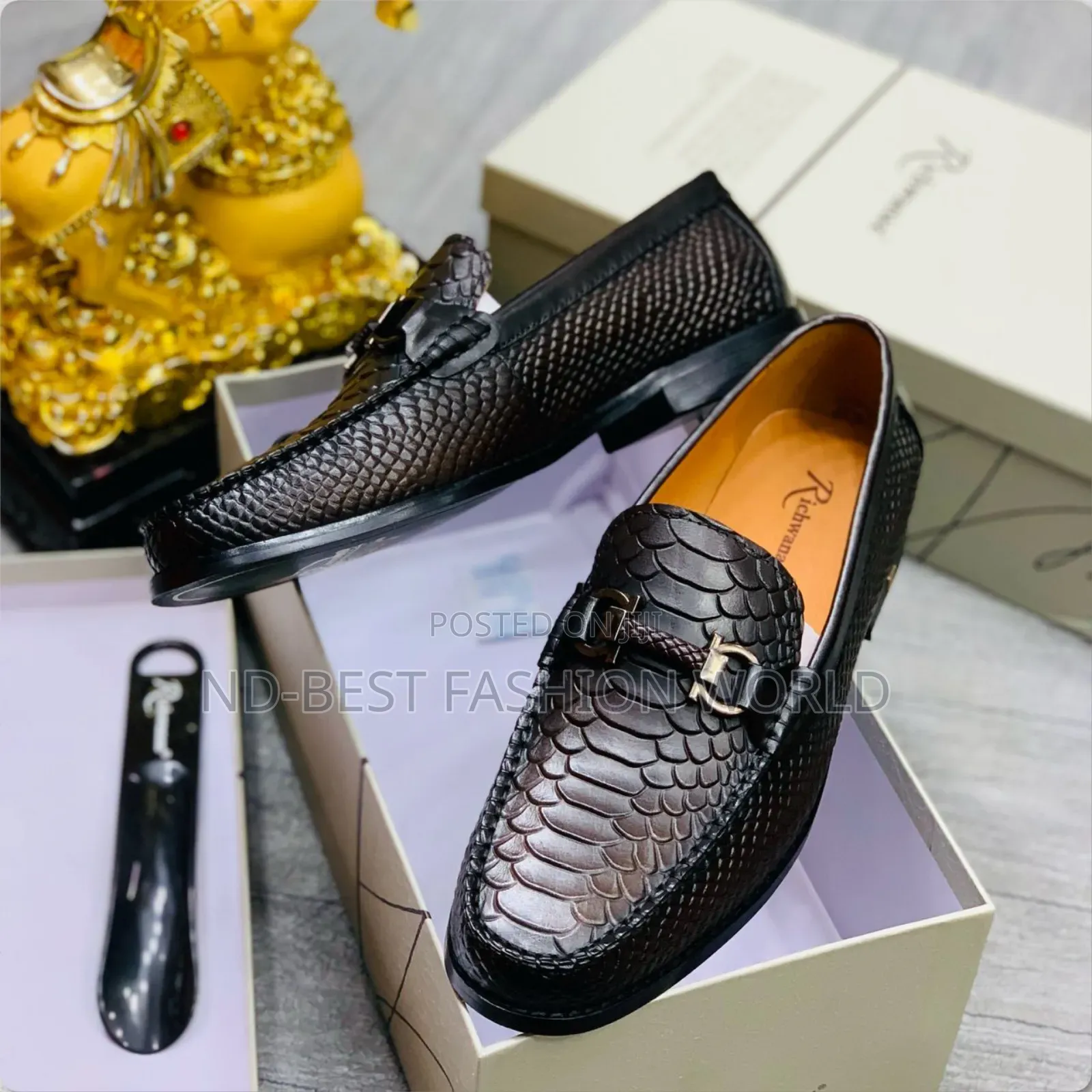 Richwanaz Skin Leather Shoe