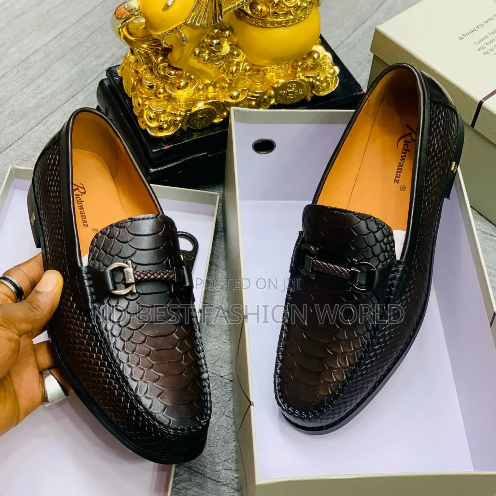 Richwanaz Skin Leather Shoe