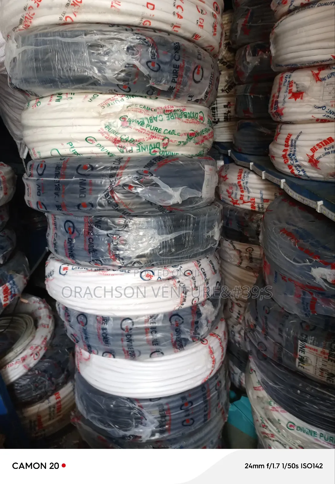 3corex2.5m2 Rolls of Flexible Wires and All Sizes