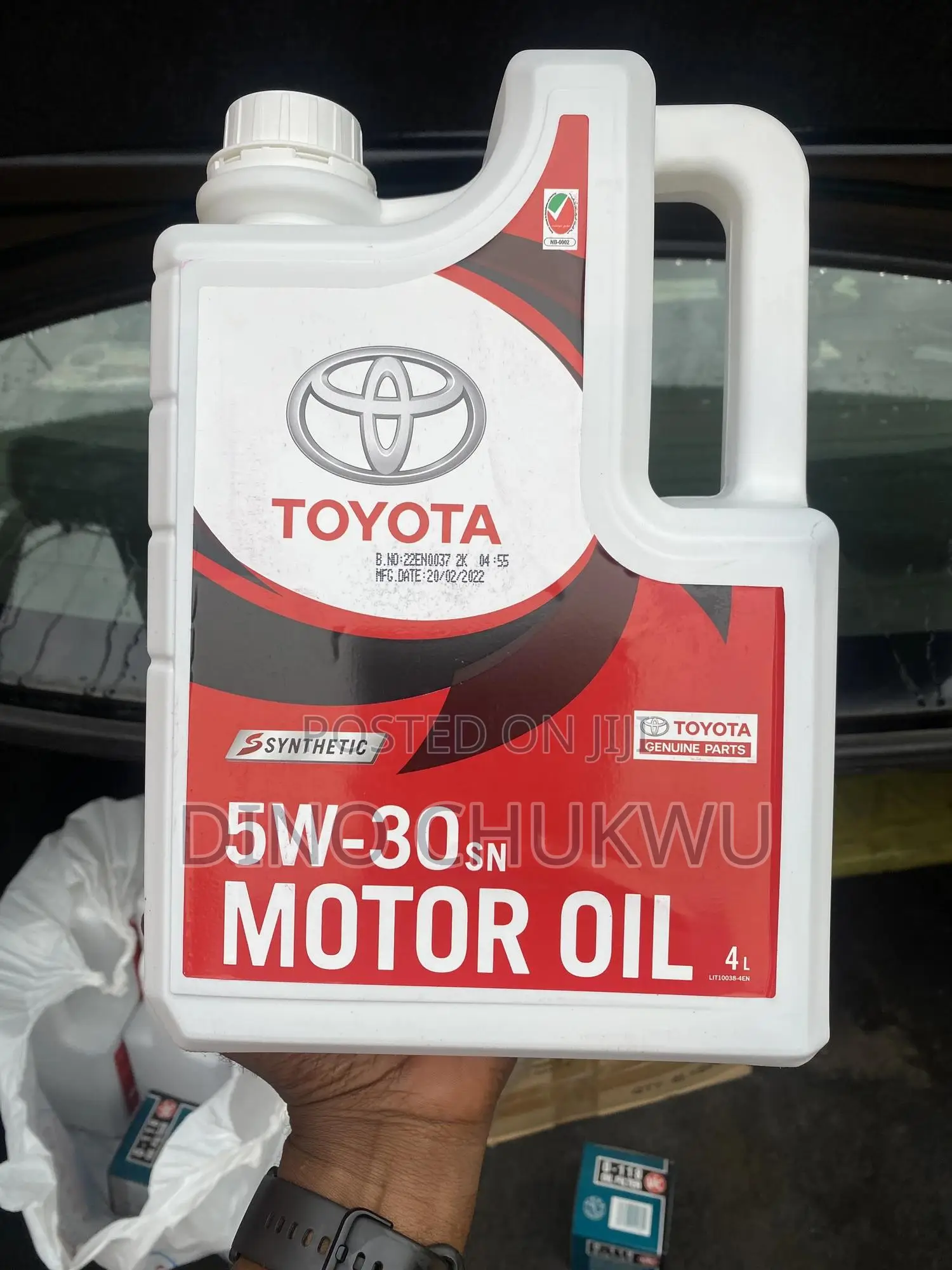 Original Toyota Engine Oil 5w-30 (4litres)