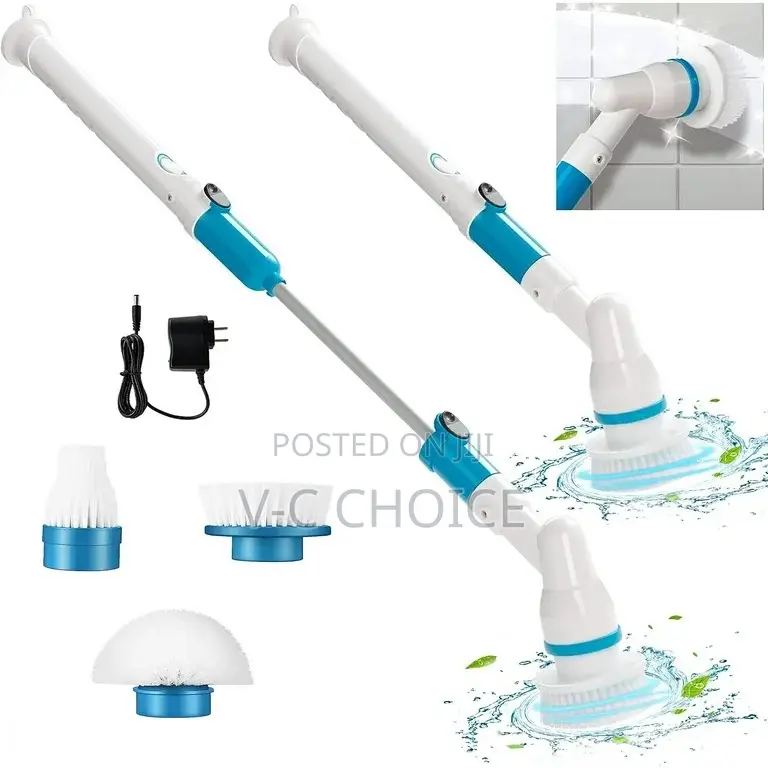 Electric Spin Scrubber Power Brush Floor Scrubber, Cordless
