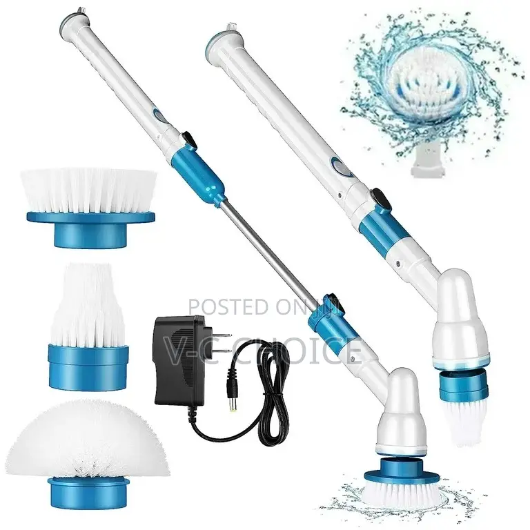 Electric Spin Scrubber Power Brush Floor Scrubber, Cordless