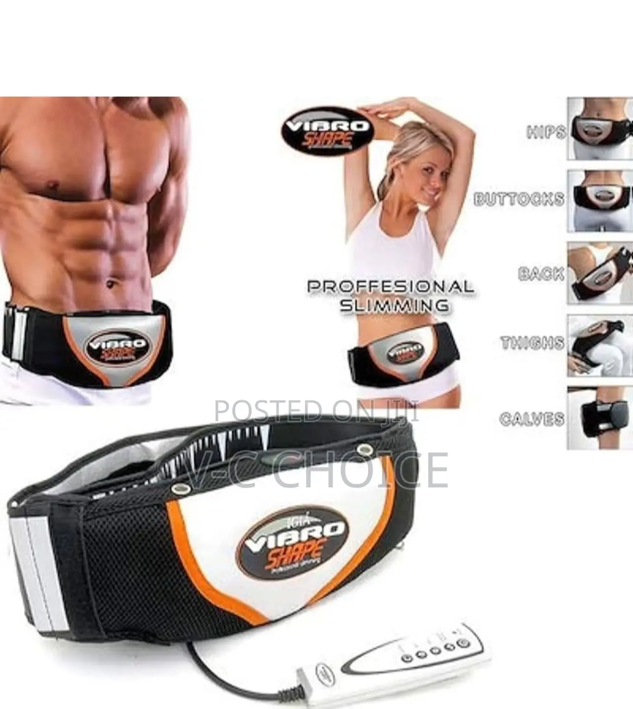 Rubber Round Vibro Shaper Belt, For Massage