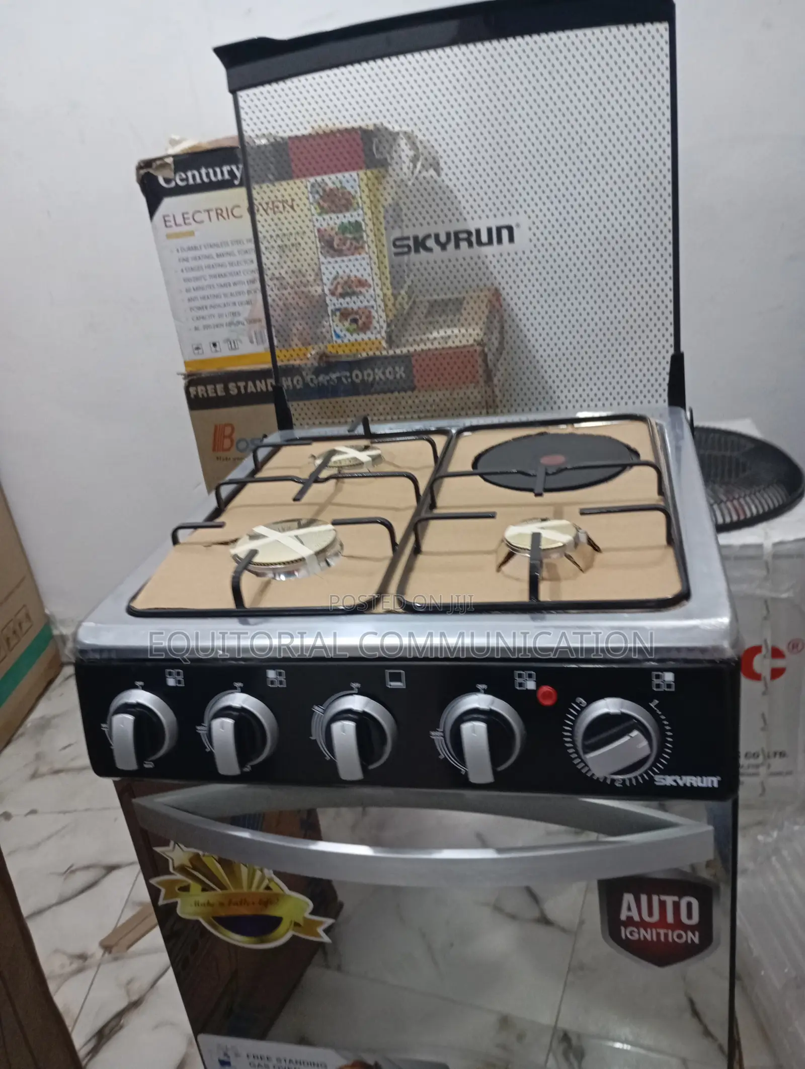 Skyrun Gas Cooker 3+1 Kitchen Appliance GCS-3g1e/X