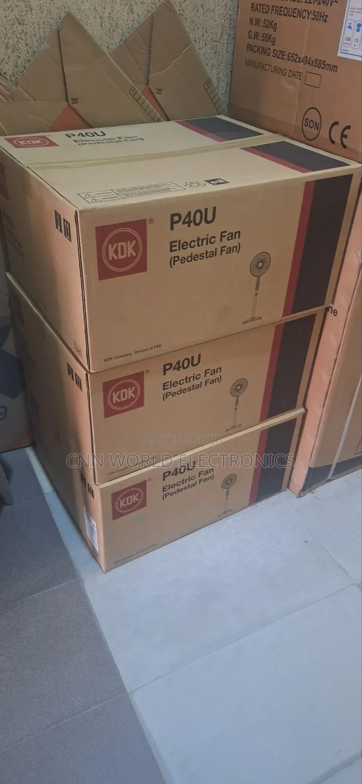 Original Kdk P40u Electric Fan (Pedestal Fan)  High Quality