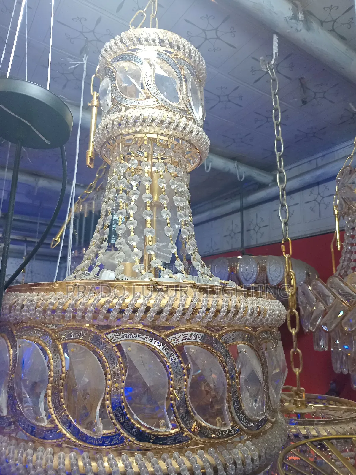 Gold Chandelier Light