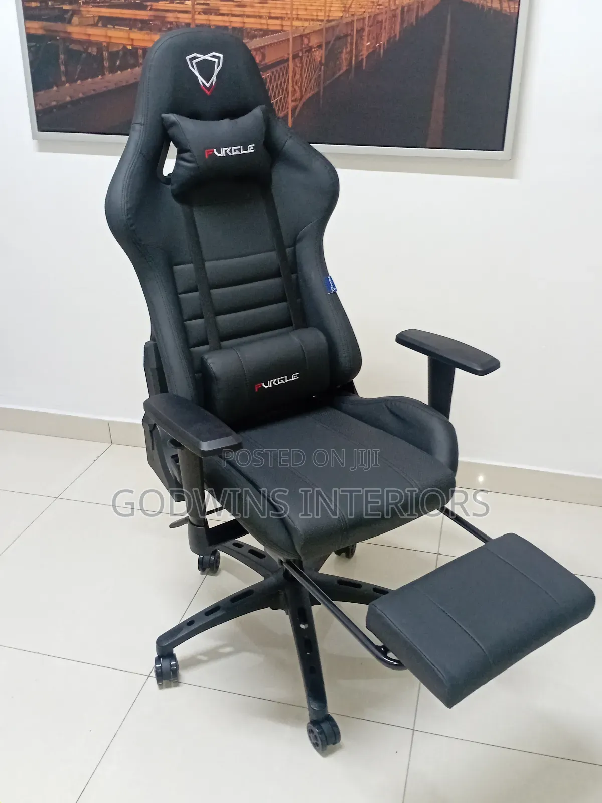 Furgle Gaming Chair With Footrest