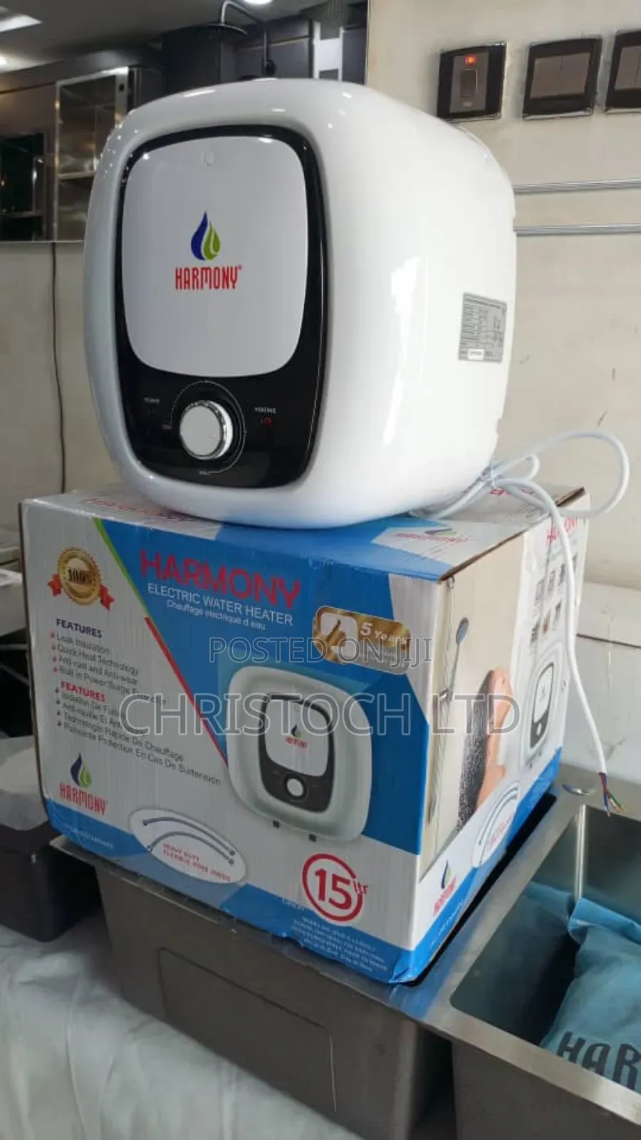 Electric Water Storage Heater/15litres