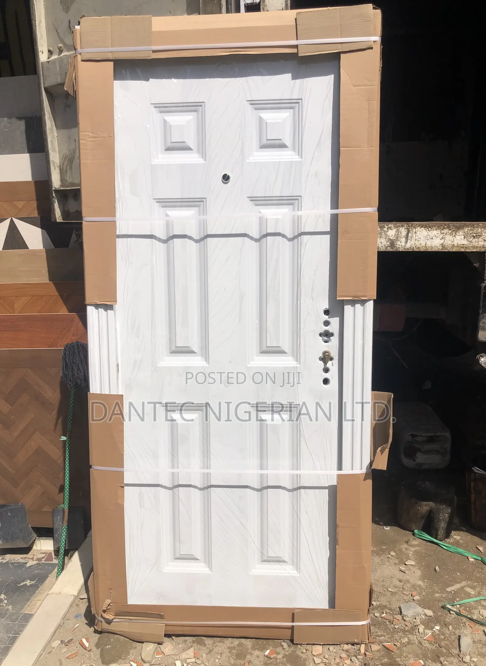 3ft by 7ft Steel Door White