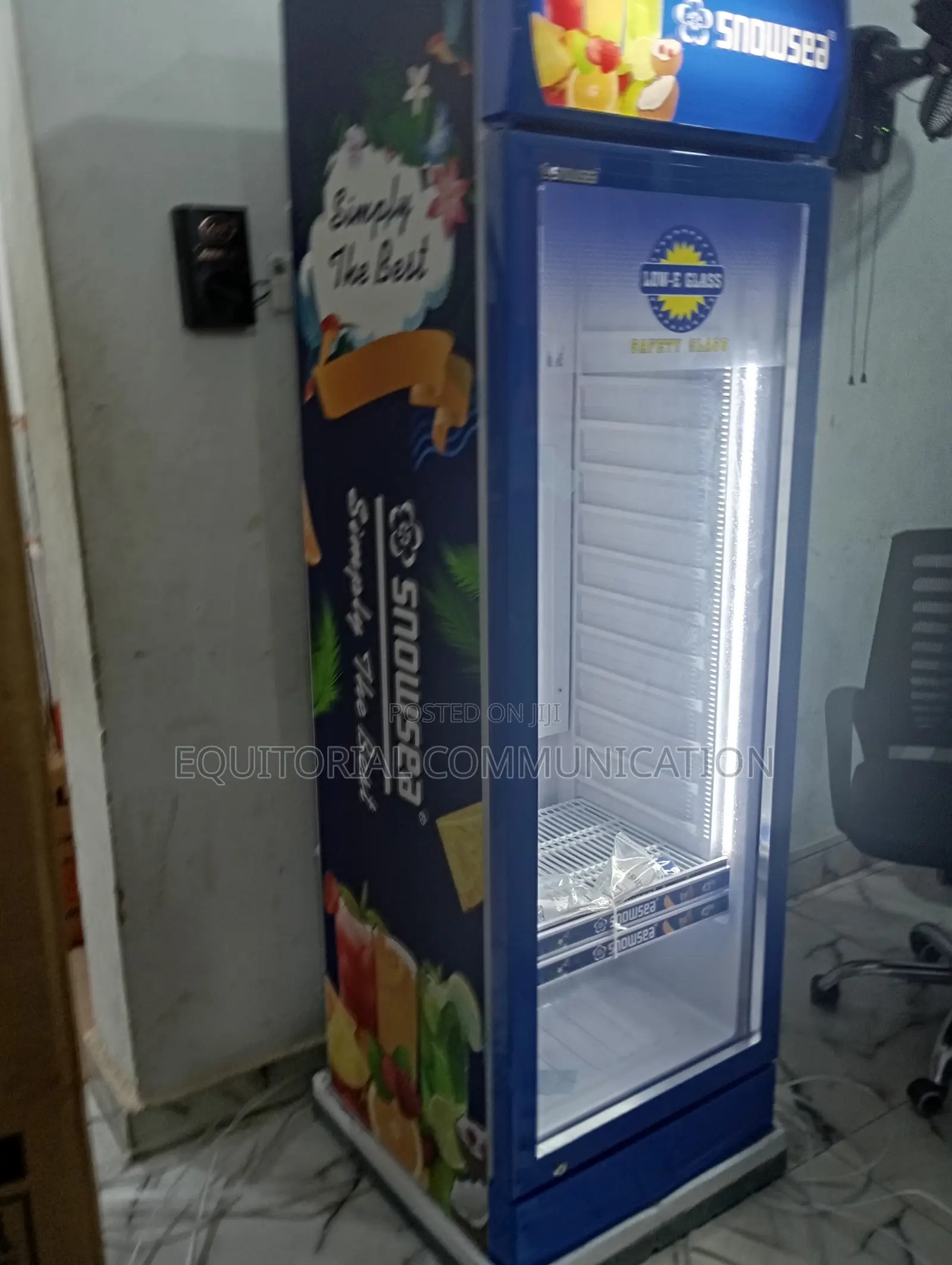 High Capacity Snowsea Single Door Display Chiller Lc-300w