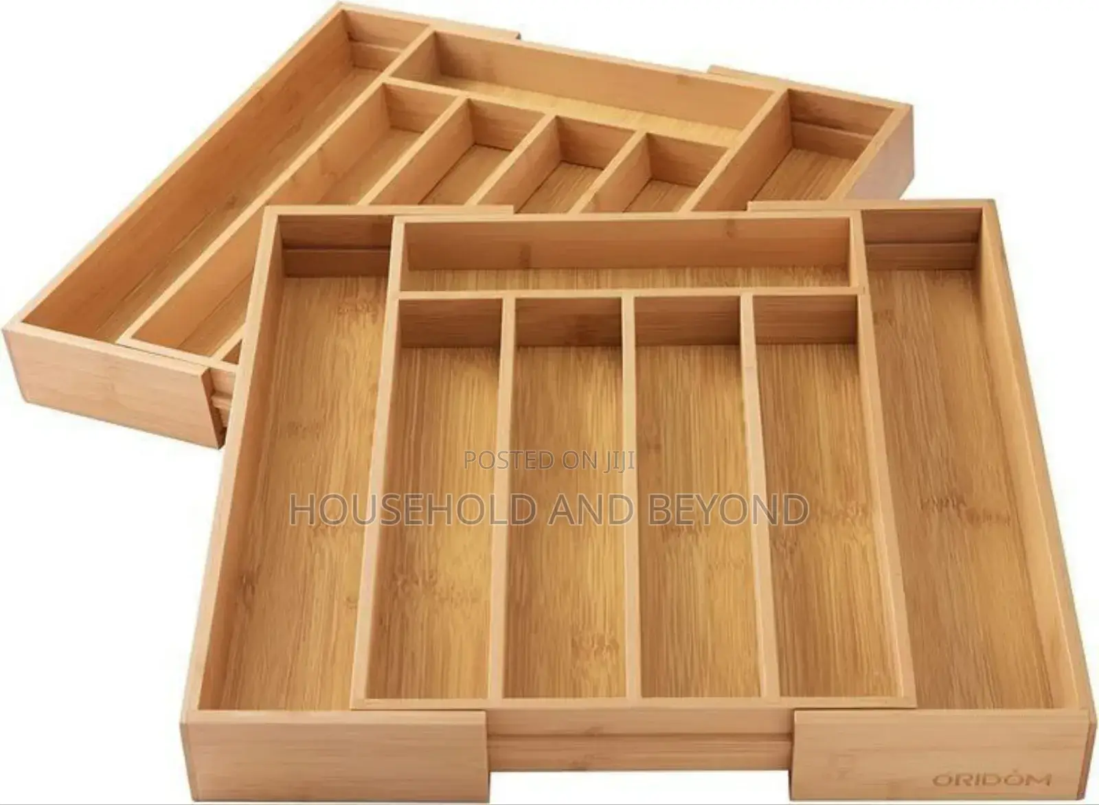 Wooden Cutlery Tray With 7 Compartment