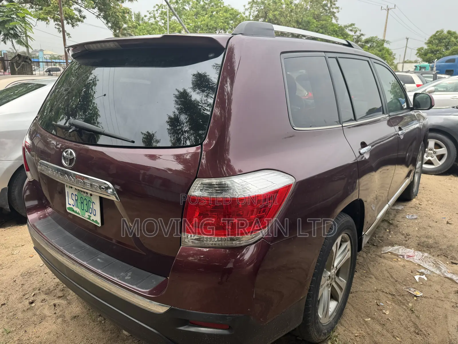 Toyota Highlander Limited 2011 Red