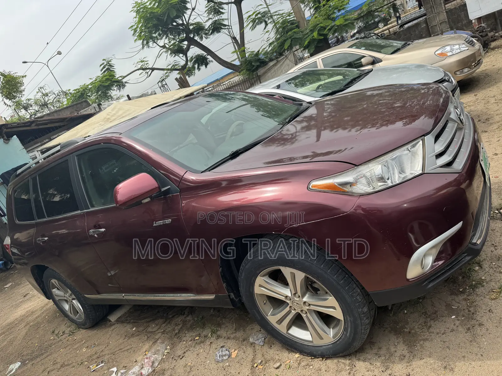 Toyota Highlander Limited 2011 Red