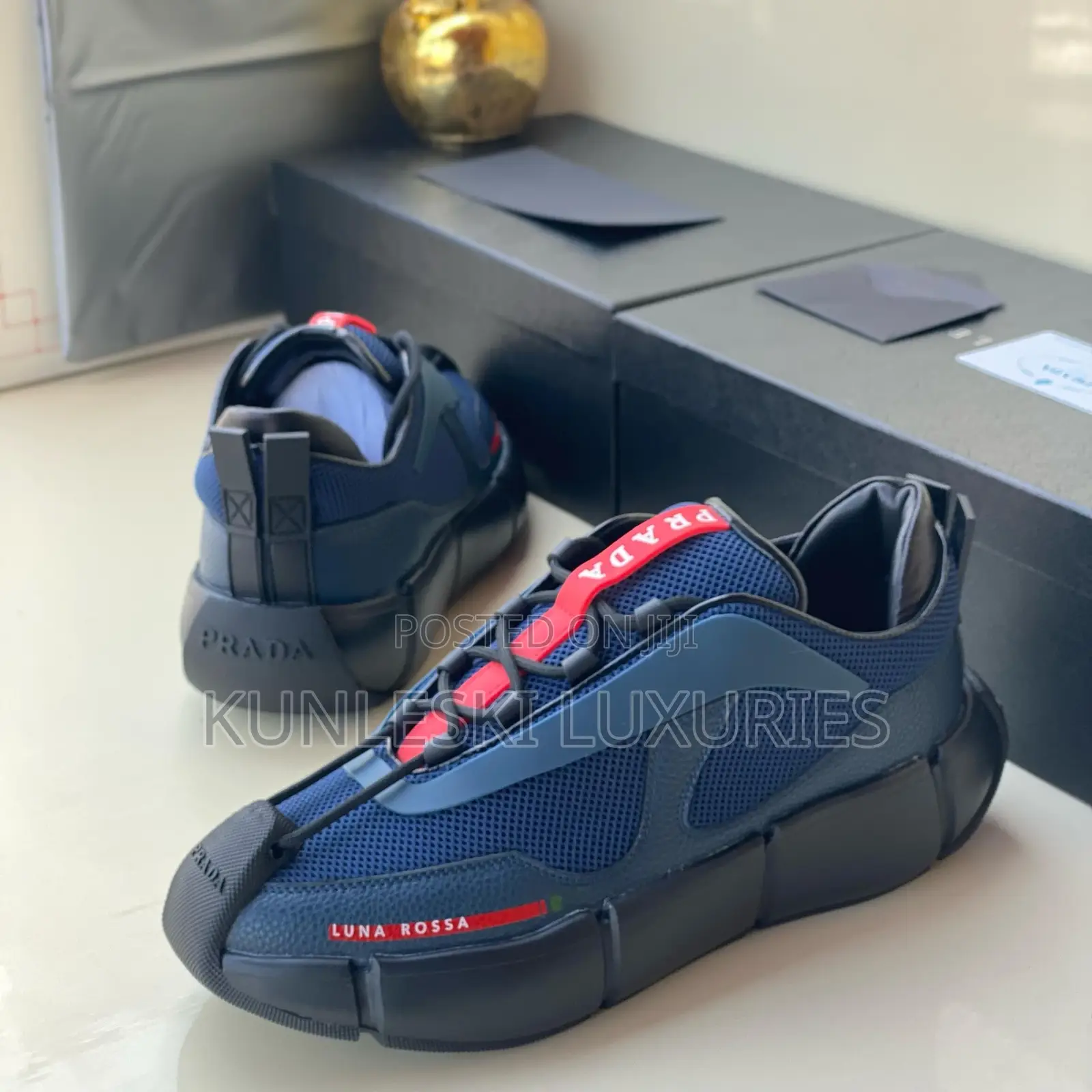Original Prada Luxury Sneakers for Men