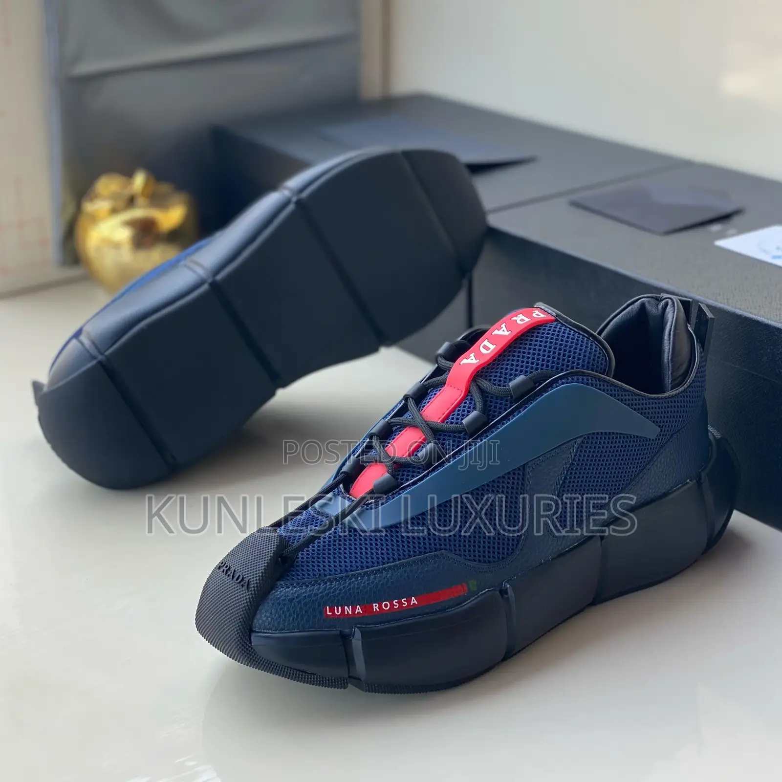 Original Prada Luxury Sneakers for Men