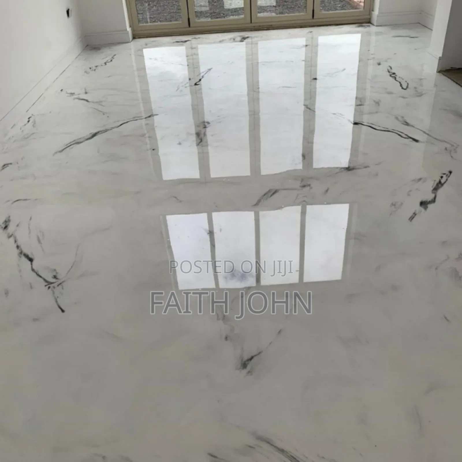 Mabel Pattern Reflector Epoxy Flooring