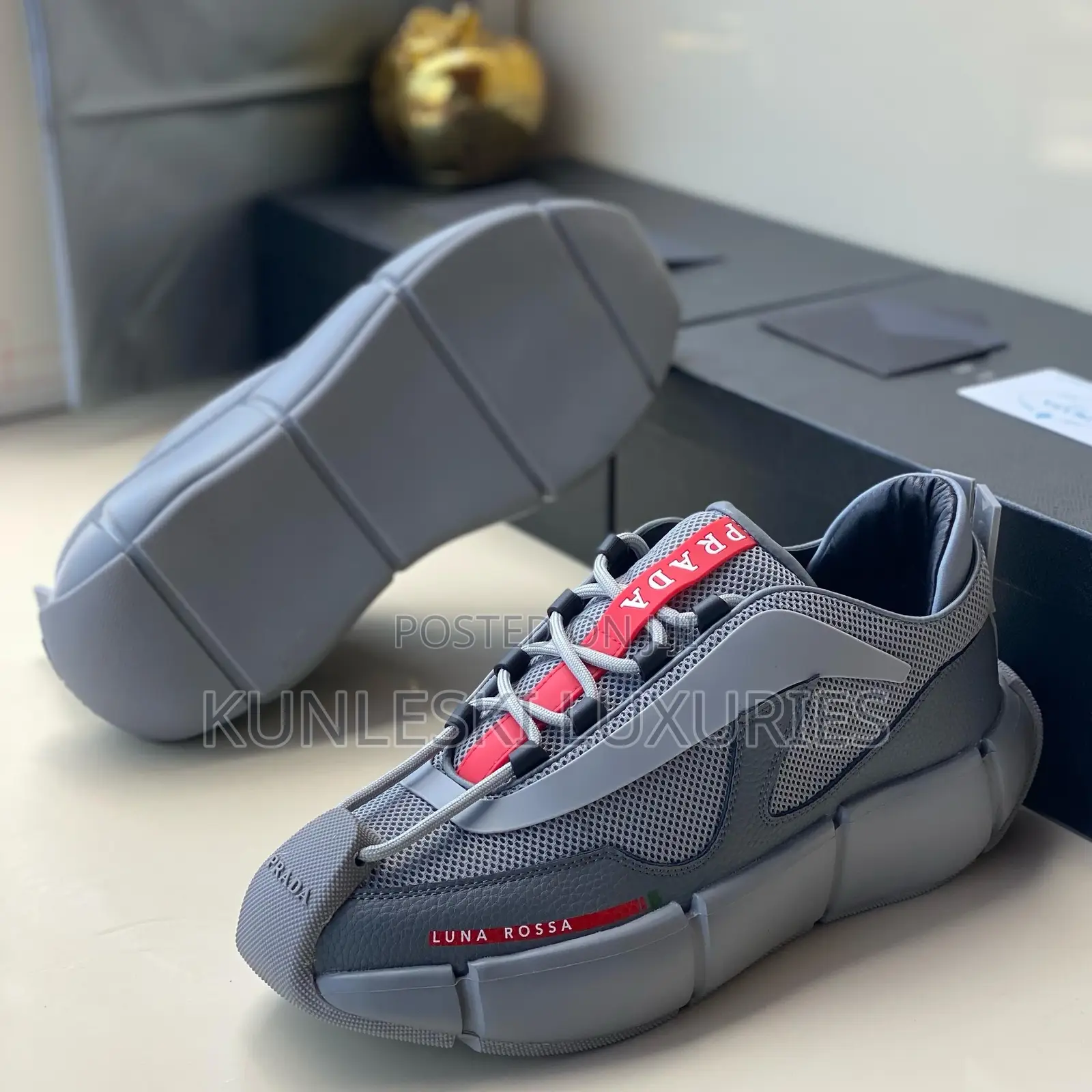 Original Prada Luxury Sneakers for Men