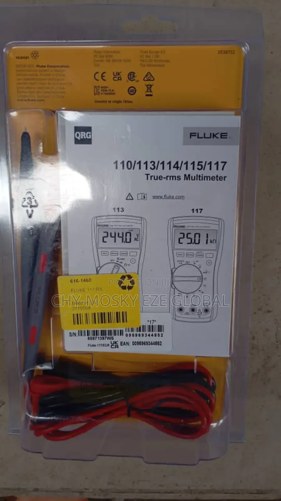 Fluke 115/117 Electricians Multimeter