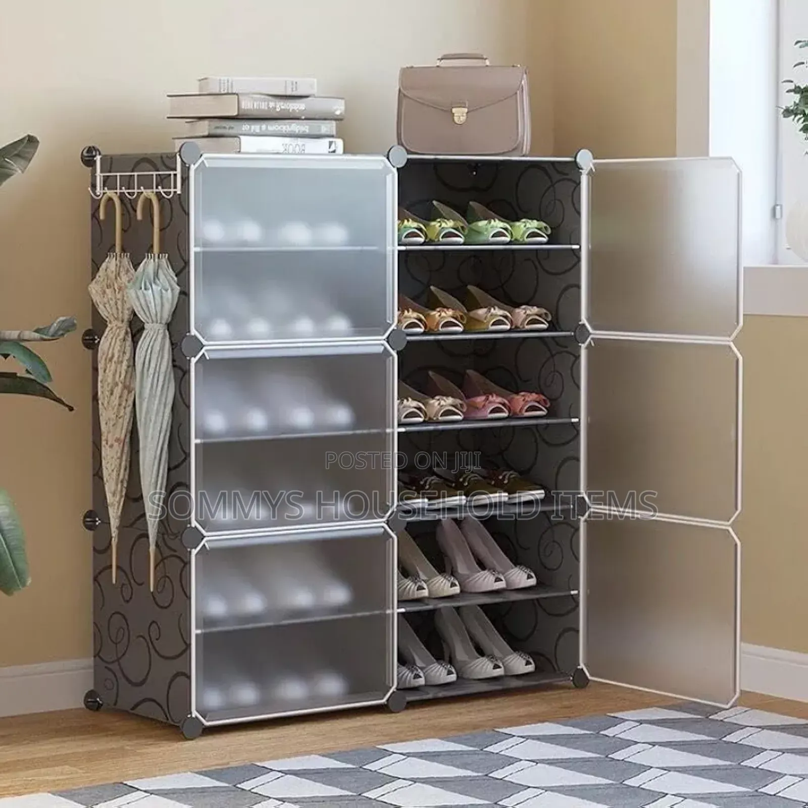 6layers Double Shoe Rack / Wardrobe Shoe Rack