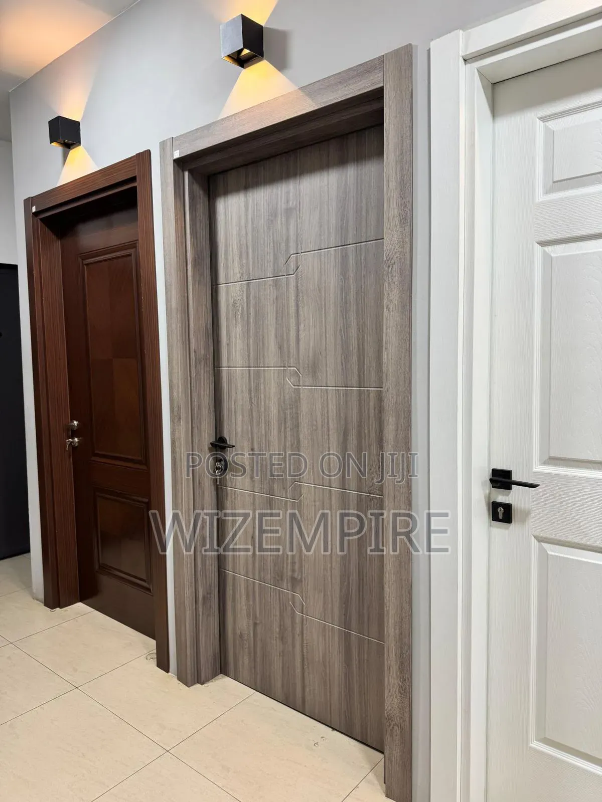 Wooden Silver Lining White Available