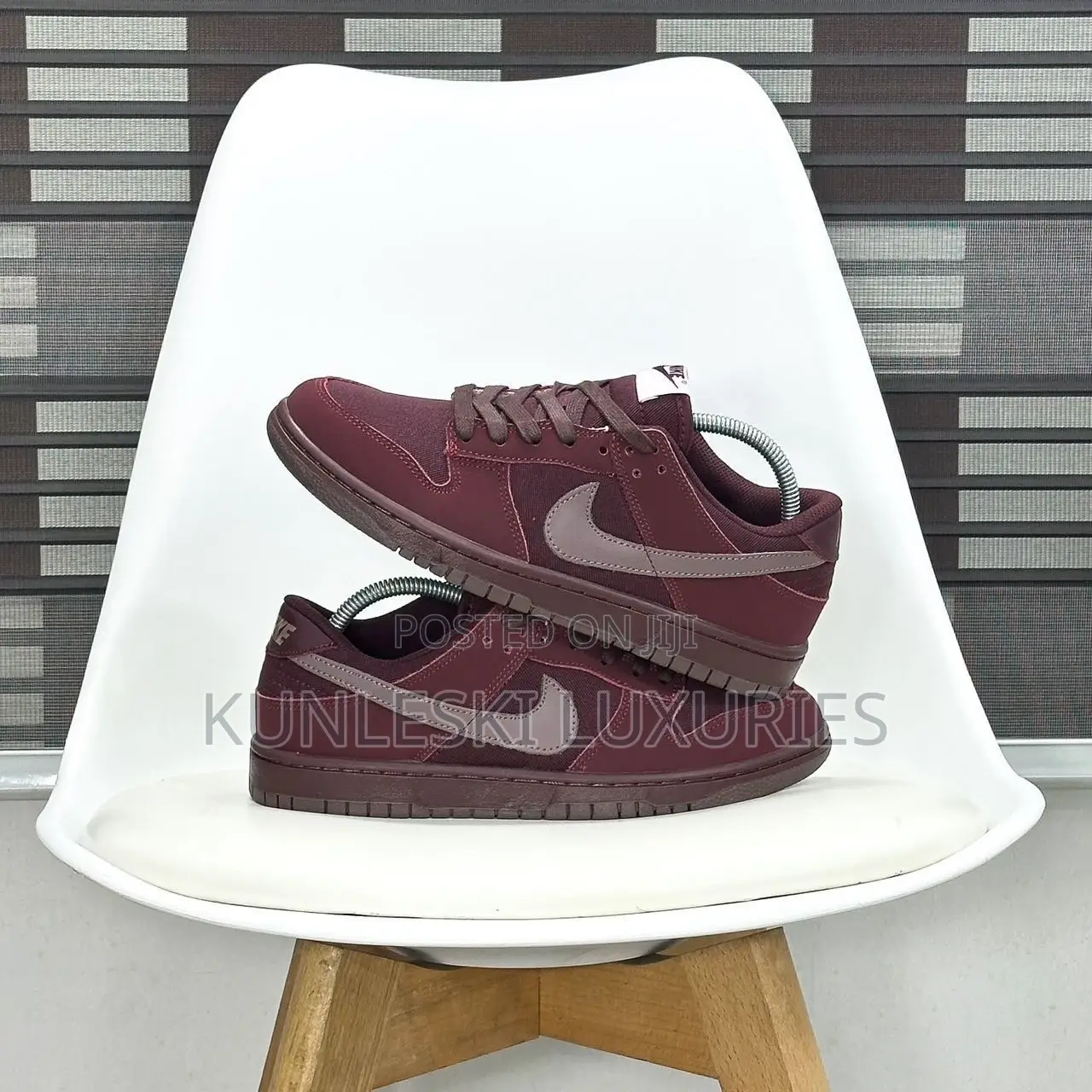 Original Nike Dunk Low Premium Burgundy Crush Sneakers