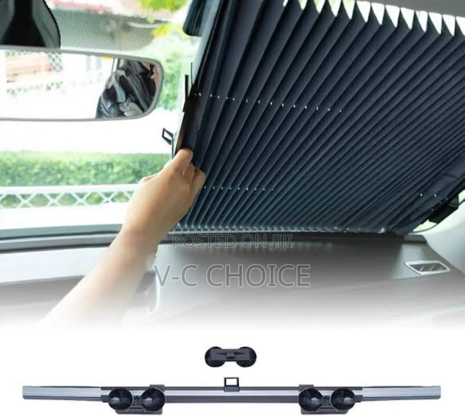 Car Windshield Sun Shade Retractable Sun Visor Protector