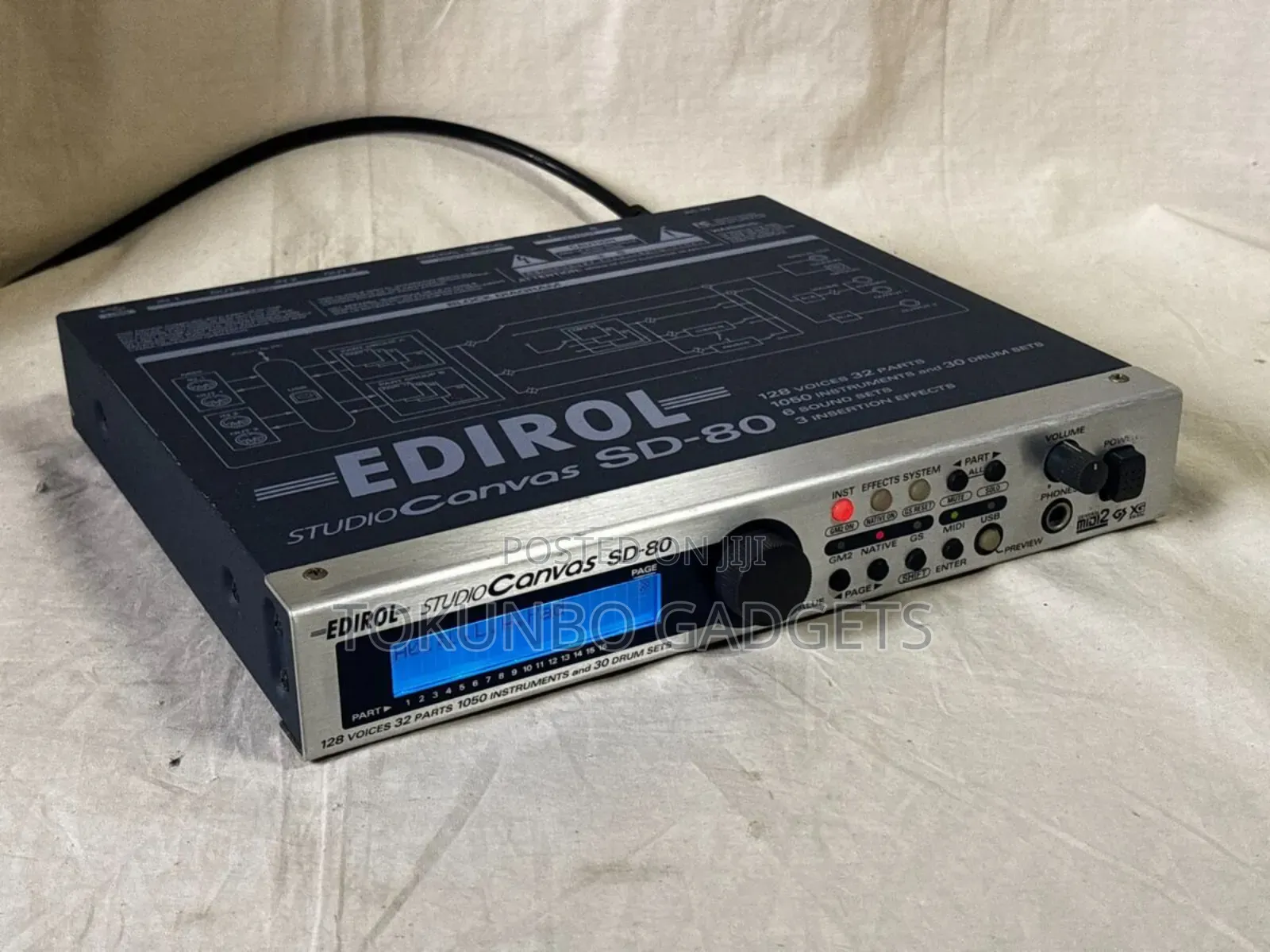 Edirol Sd-80 Studio Canvas 128-Voice Usb Sound Module Roland