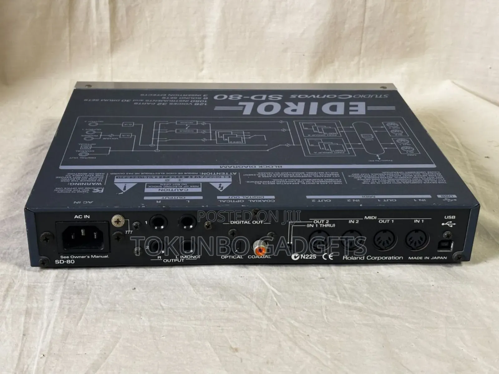 Edirol Sd-80 Studio Canvas 128-Voice Usb Sound Module Roland