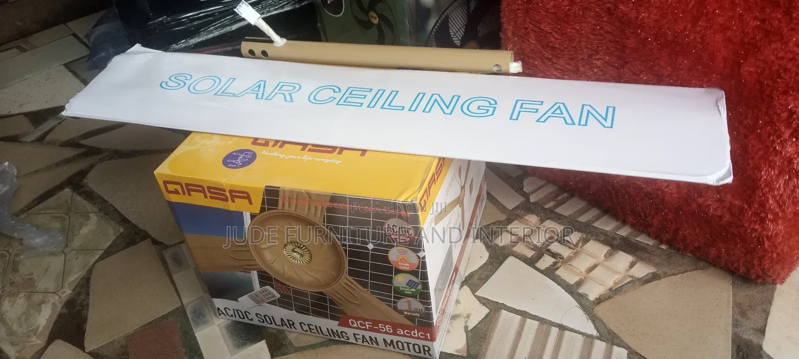 Qasa Solar Ceiling Fan